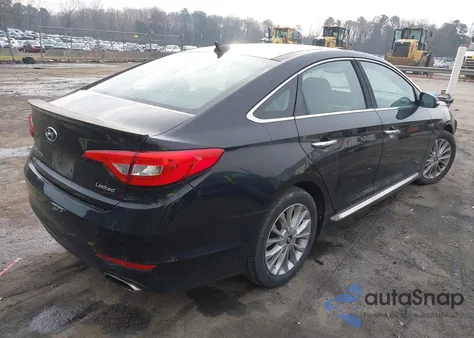 2015 Hyundai Sonata Limited from USA, damaged, VIN 5NPE34AF4FH087839